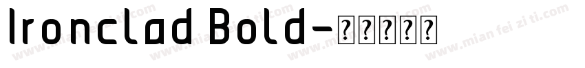 Ironclad Bold字体转换